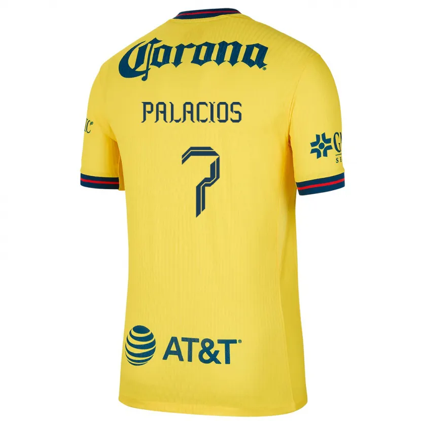 Danxen Män Kiana Palacios #7 Gul Blå Hemmatröja Matchtröjor 2024/25 Tröjor T-Tröja
