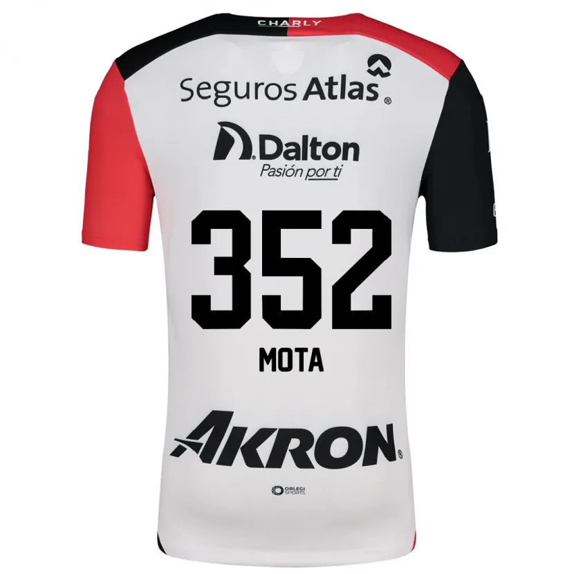 Danxen Män Noé Mota #352 Vit Röd Svart Bortatröja Matchtröjor 2024/25 Tröjor T-Tröja