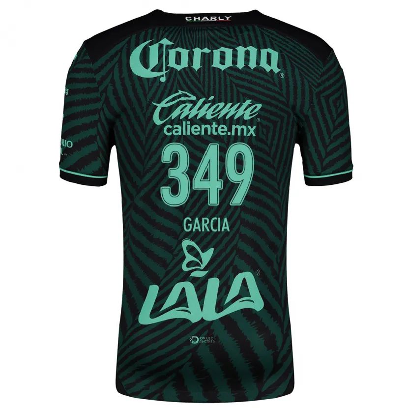 Danxen Män Diego García #349 Svart Grön Bortatröja Matchtröjor 2024/25 Tröjor T-Tröja
