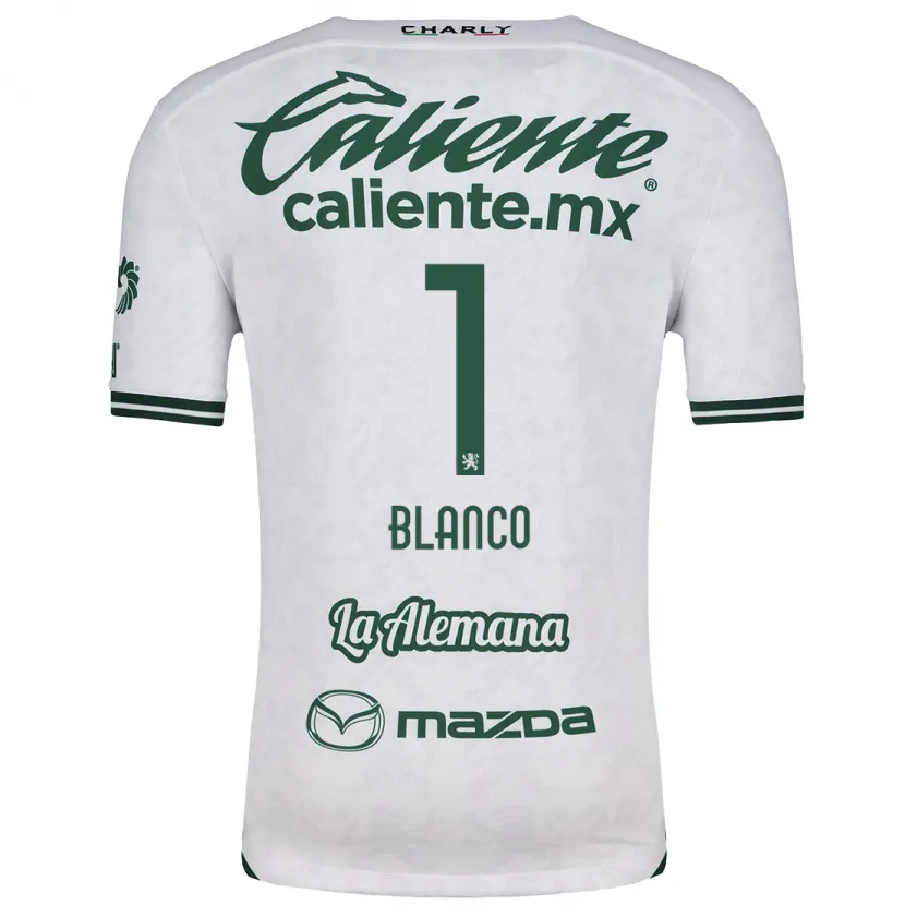 Danxen Män Alfonso Blanco #1 Vit Grön Bortatröja Matchtröjor 2024/25 Tröjor T-Tröja