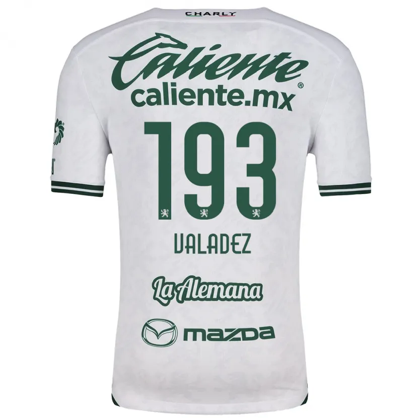 Danxen Män Luis Valadez #193 Vit Grön Bortatröja Matchtröjor 2024/25 Tröjor T-Tröja
