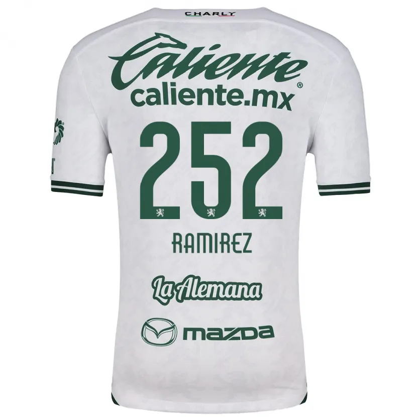 Danxen Män Luis Ramírez #252 Vit Grön Bortatröja Matchtröjor 2024/25 Tröjor T-Tröja