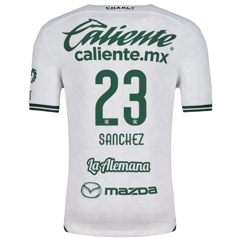Danxen Män Borja Sánchez #23 Vit Grön Bortatröja Matchtröjor 2024/25 Tröjor T-Tröja