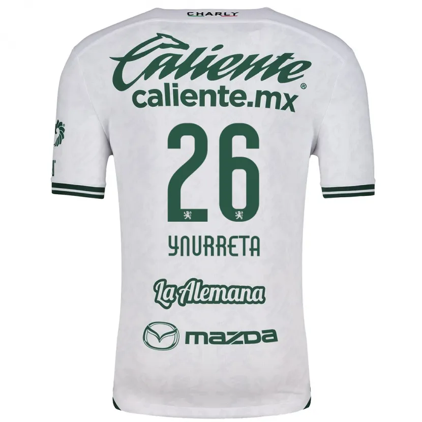 Danxen Män Alexandra Hernández Ynurreta #26 Vit Grön Bortatröja Matchtröjor 2024/25 Tröjor T-Tröja