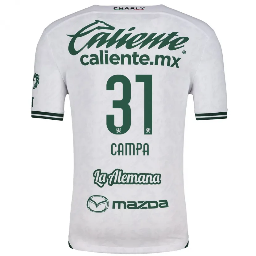 Danxen Män Marlyn Campa #31 Vit Grön Bortatröja Matchtröjor 2024/25 Tröjor T-Tröja
