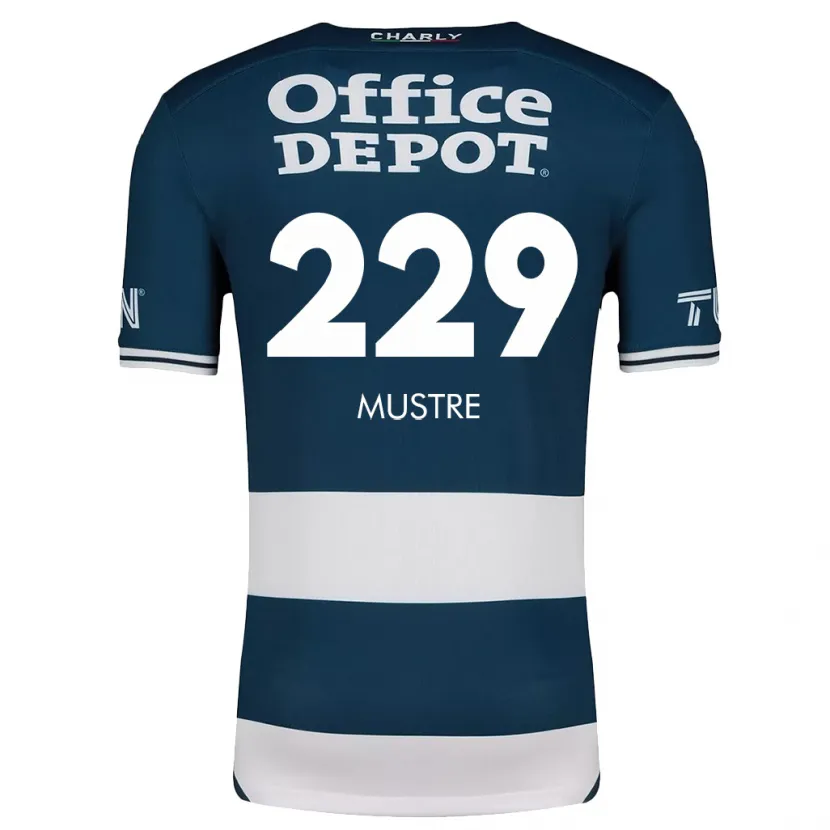 Danxen Kvinnor Eduardo Mustre #229 Blå Vit Hemmatröja Matchtröjor 2024/25 Tröjor T-Tröja