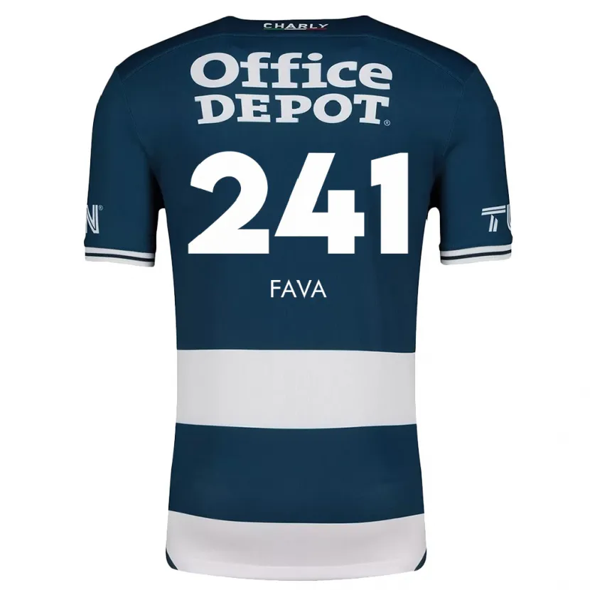 Danxen Kvinnor Marco Fava #241 Blå Vit Hemmatröja Matchtröjor 2024/25 Tröjor T-Tröja