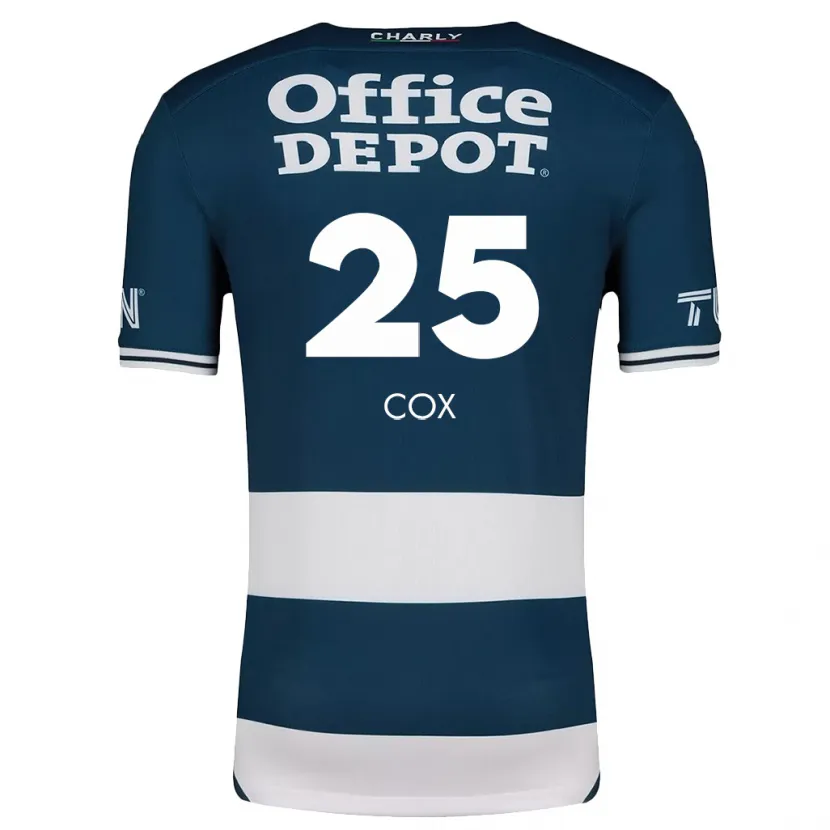 Danxen Kvinnor Marta Cox #25 Blå Vit Hemmatröja Matchtröjor 2024/25 Tröjor T-Tröja