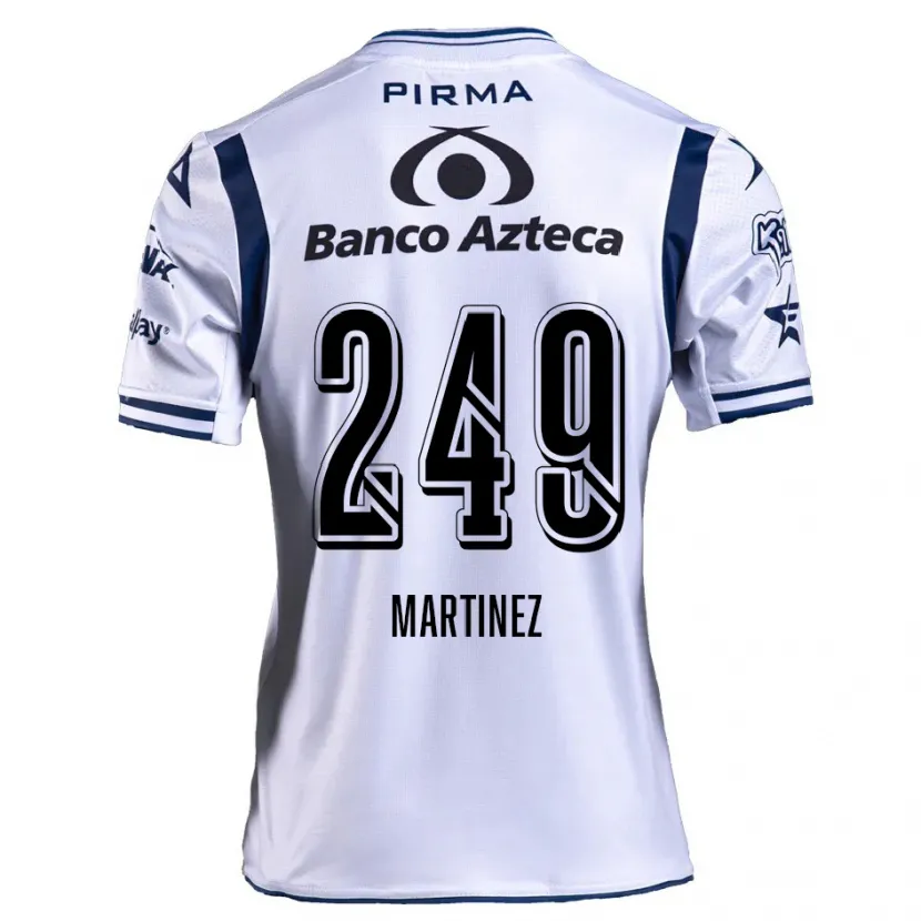 Danxen Kvinnor Juan Martínez #249 Vit Marinblå Hemmatröja Matchtröjor 2024/25 Tröjor T-Tröja