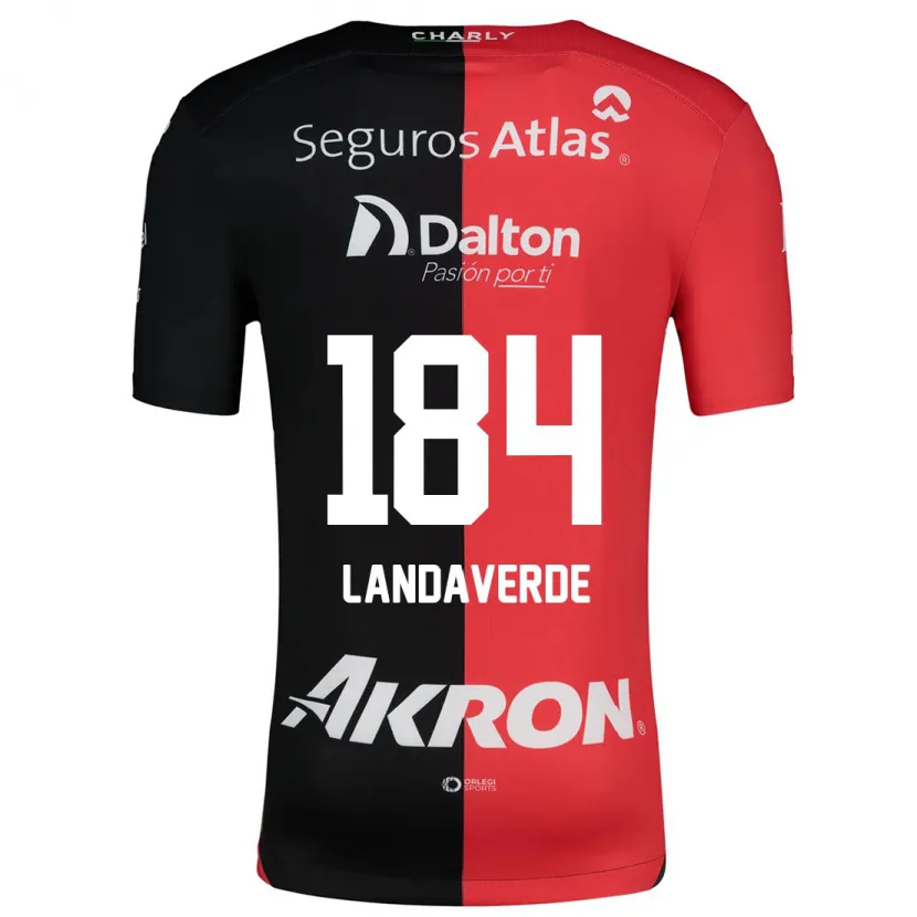 Danxen Kvinnor Antero Landaverde #184 Röd Svart Hemmatröja Matchtröjor 2024/25 Tröjor T-Tröja