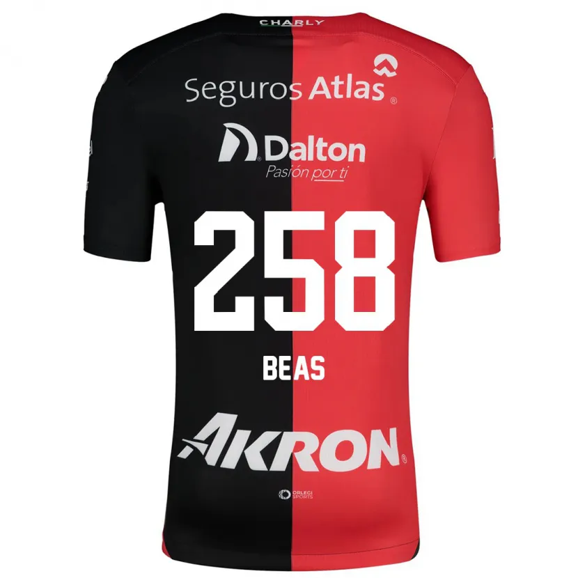 Danxen Kvinnor Álvaro Beas #258 Röd Svart Hemmatröja Matchtröjor 2024/25 Tröjor T-Tröja