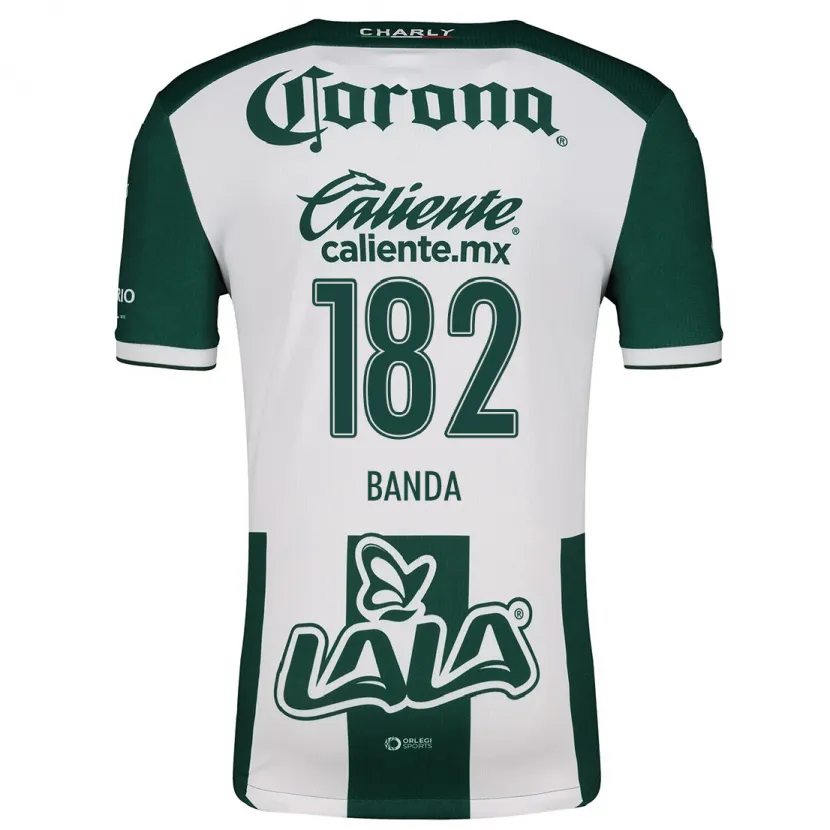 Danxen Kvinnor Iker Banda #182 Grön Vit Hemmatröja Matchtröjor 2024/25 Tröjor T-Tröja