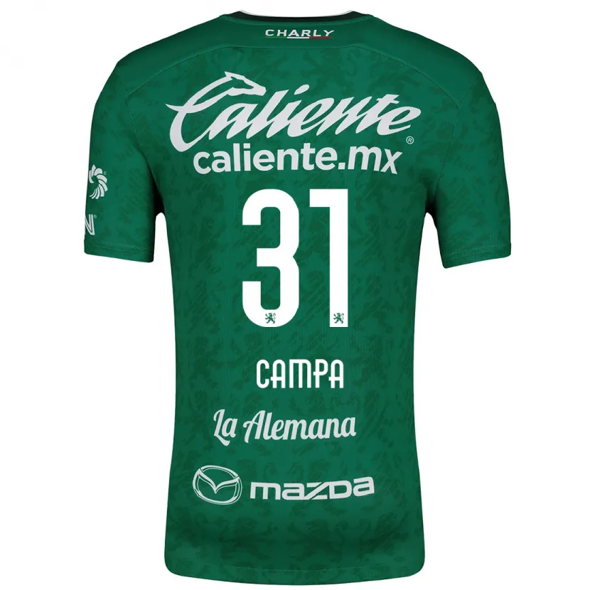 Danxen Kvinnor Marlyn Campa #31 Grön Vit Hemmatröja Matchtröjor 2024/25 Tröjor T-Tröja