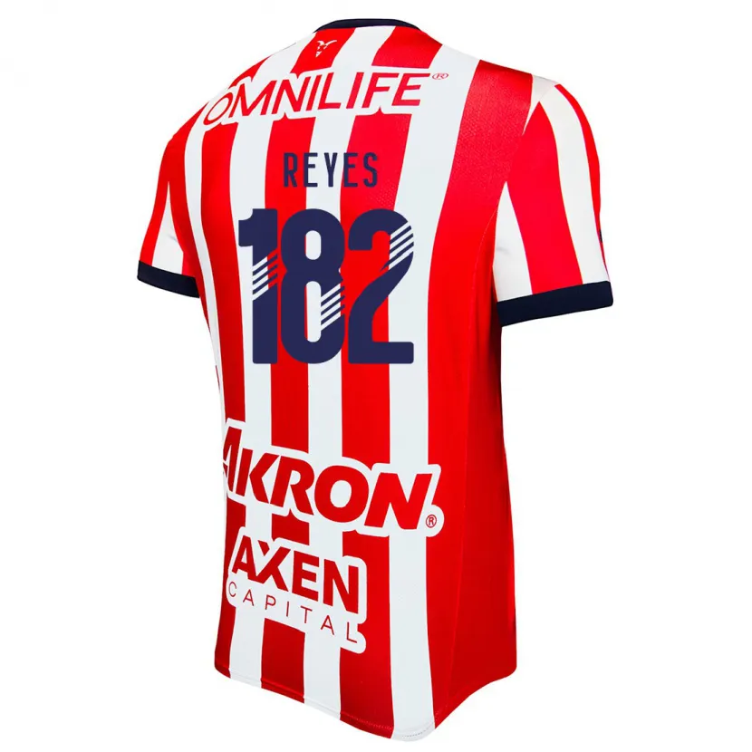 Danxen Kvinnor Mauricio Reyes #182 Röd Vit Blå Hemmatröja Matchtröjor 2024/25 Tröjor T-Tröja