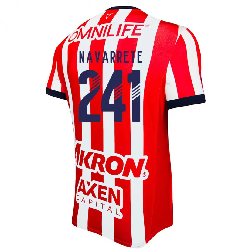 Danxen Kvinnor Cristo Navarrete #241 Röd Vit Blå Hemmatröja Matchtröjor 2024/25 Tröjor T-Tröja