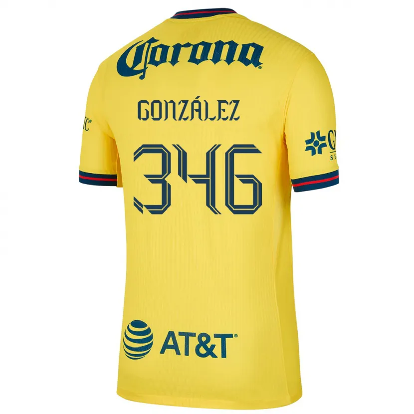 Danxen Kvinnor Ricardo González #346 Gul Blå Hemmatröja Matchtröjor 2024/25 Tröjor T-Tröja
