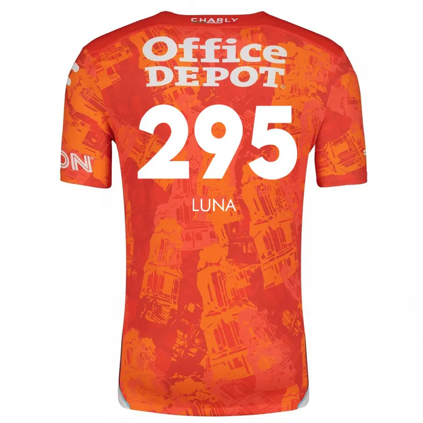 Danxen Kvinnor Irving Luna #295 Orange Vit Bortatröja Matchtröjor 2024/25 Tröjor T-Tröja