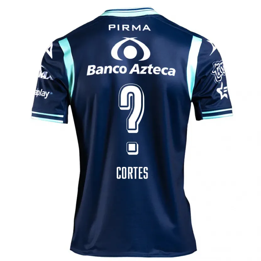Danxen Kvinnor Vinícius Côrtes #0 Marinblå Bortatröja Matchtröjor 2024/25 Tröjor T-Tröja