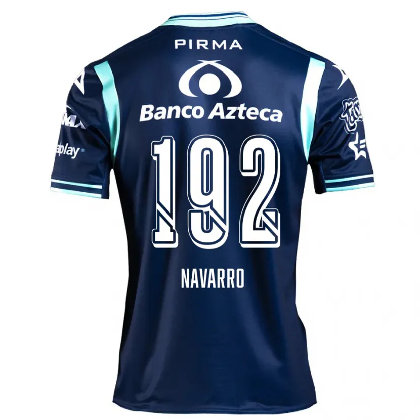 Danxen Kvinnor Eduardo Navarro #192 Marinblå Bortatröja Matchtröjor 2024/25 Tröjor T-Tröja