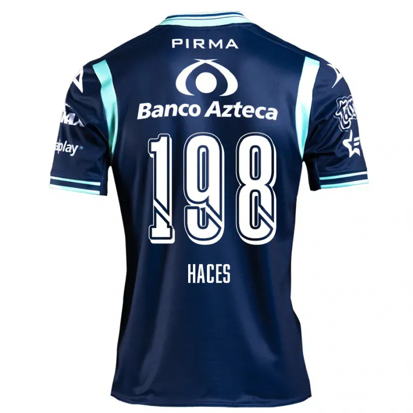 Danxen Kvinnor Daniel Haces #198 Marinblå Bortatröja Matchtröjor 2024/25 Tröjor T-Tröja