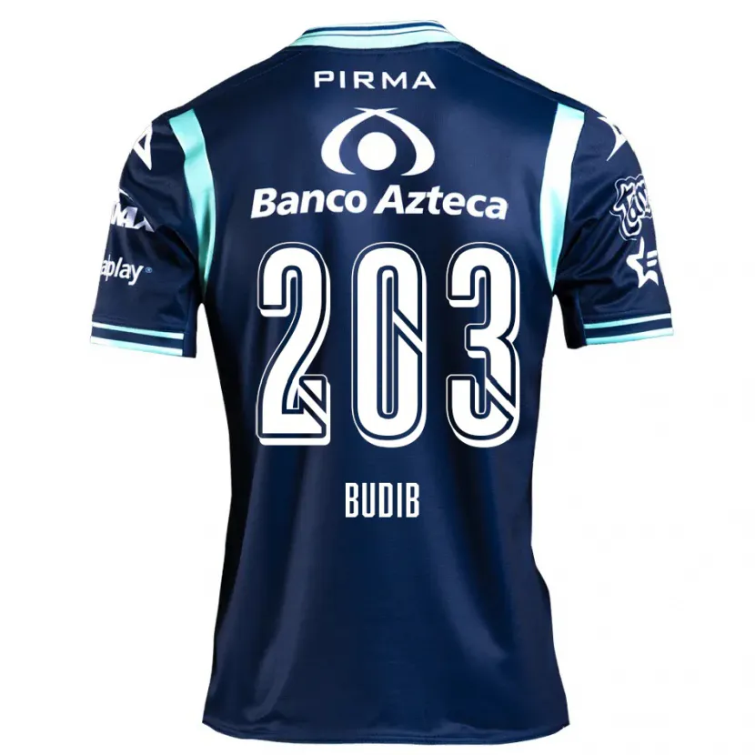 Danxen Kvinnor Pedro Budib #203 Marinblå Bortatröja Matchtröjor 2024/25 Tröjor T-Tröja