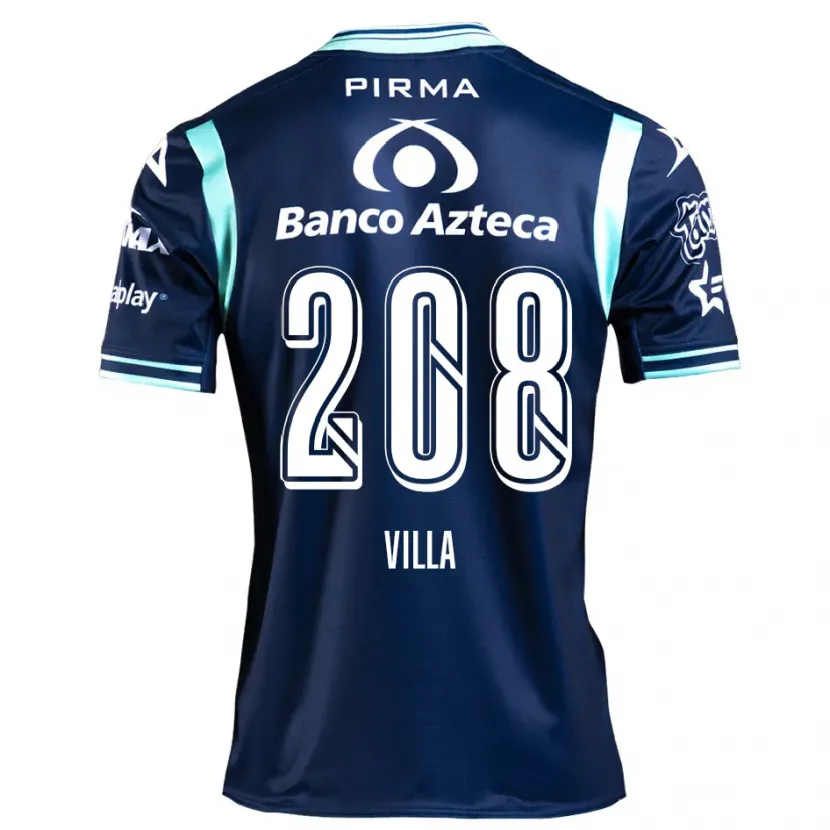 Danxen Kvinnor Patrick Villa #208 Marinblå Bortatröja Matchtröjor 2024/25 Tröjor T-Tröja