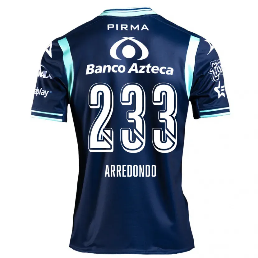 Danxen Kvinnor Ángel Arredondo #233 Marinblå Bortatröja Matchtröjor 2024/25 Tröjor T-Tröja