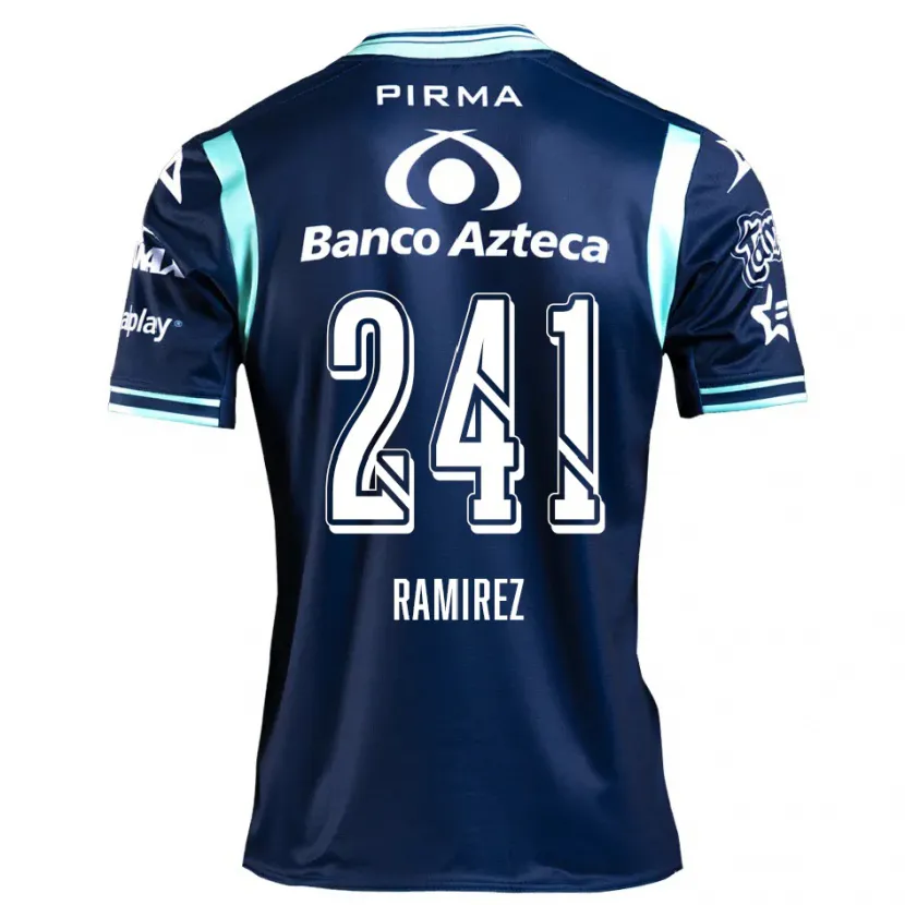 Danxen Kvinnor Eduardo Ramírez #241 Marinblå Bortatröja Matchtröjor 2024/25 Tröjor T-Tröja