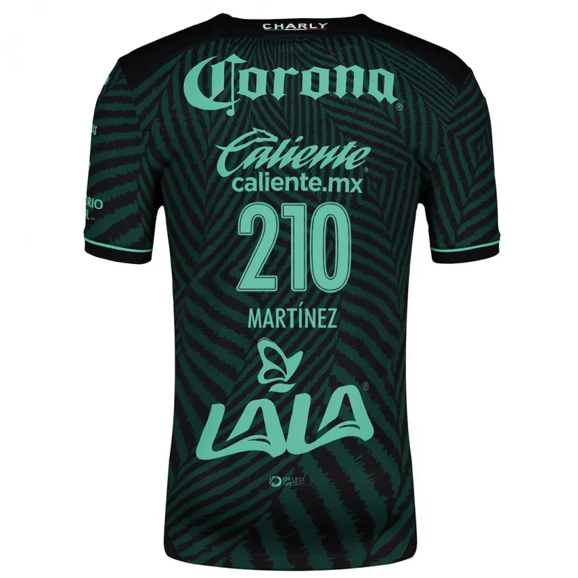 Danxen Kvinnor André Martínez #210 Svart Grön Bortatröja Matchtröjor 2024/25 Tröjor T-Tröja