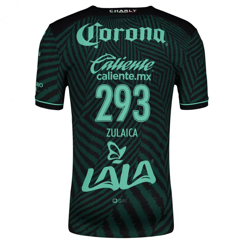 Danxen Kvinnor José Zulaica #293 Svart Grön Bortatröja Matchtröjor 2024/25 Tröjor T-Tröja