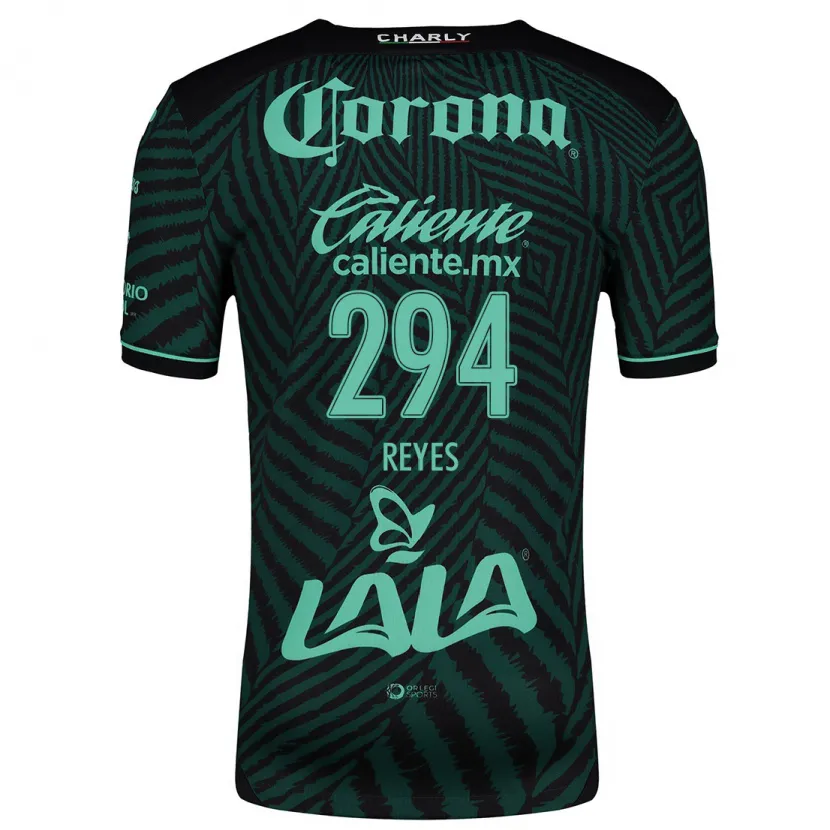 Danxen Kvinnor Máximo Reyes #294 Svart Grön Bortatröja Matchtröjor 2024/25 Tröjor T-Tröja