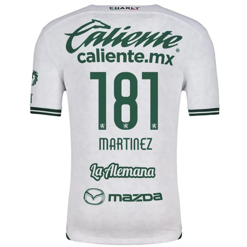Danxen Kvinnor Irving Martínez #181 Vit Grön Bortatröja Matchtröjor 2024/25 Tröjor T-Tröja