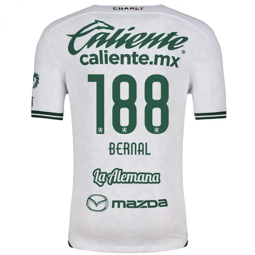 Danxen Kvinnor Juan Bernal #188 Vit Grön Bortatröja Matchtröjor 2024/25 Tröjor T-Tröja