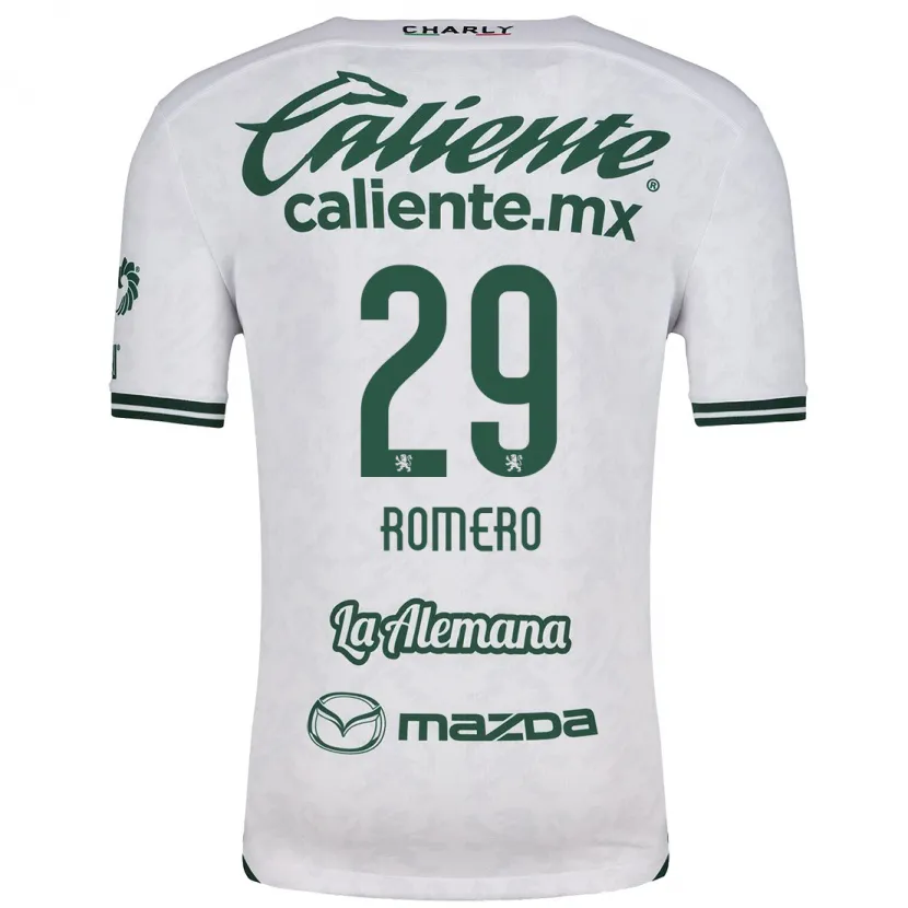 Danxen Kvinnor Lucas Romero #29 Vit Grön Bortatröja Matchtröjor 2024/25 Tröjor T-Tröja