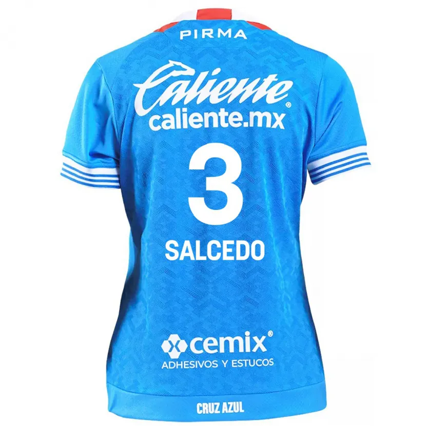 Danxen Barn Carlos Salcedo #3 Himmelsblå Hemmatröja Matchtröjor 2024/25 Tröjor T-Tröja