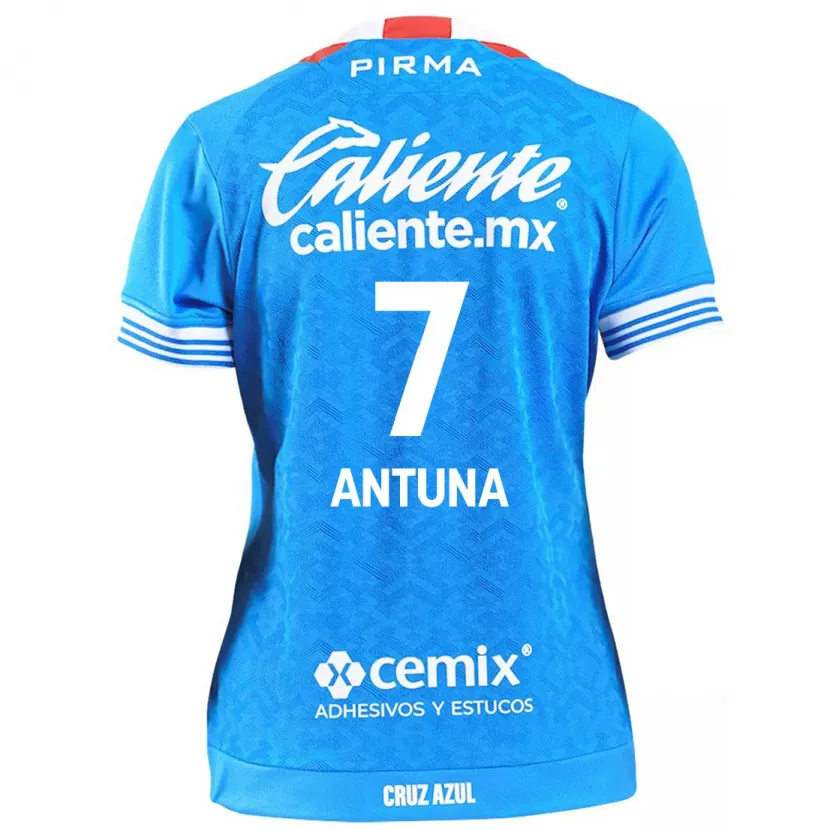 Danxen Barn Uriel Antuna #7 Himmelsblå Hemmatröja Matchtröjor 2024/25 Tröjor T-Tröja