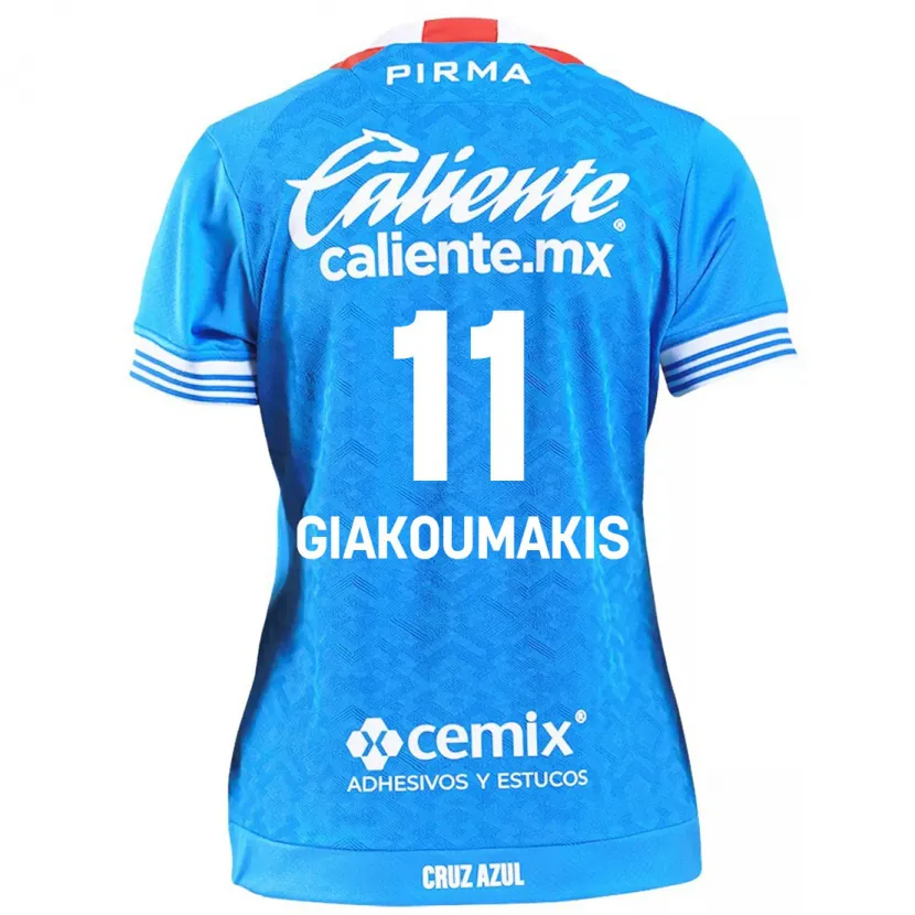 Danxen Barn Georgios Giakoumakis #11 Himmelsblå Hemmatröja Matchtröjor 2024/25 Tröjor T-Tröja