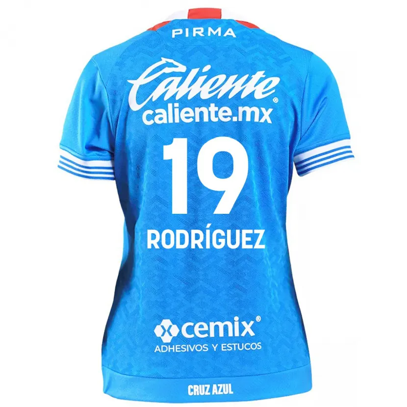 Danxen Barn Carlos Rodríguez #19 Himmelsblå Hemmatröja Matchtröjor 2024/25 Tröjor T-Tröja