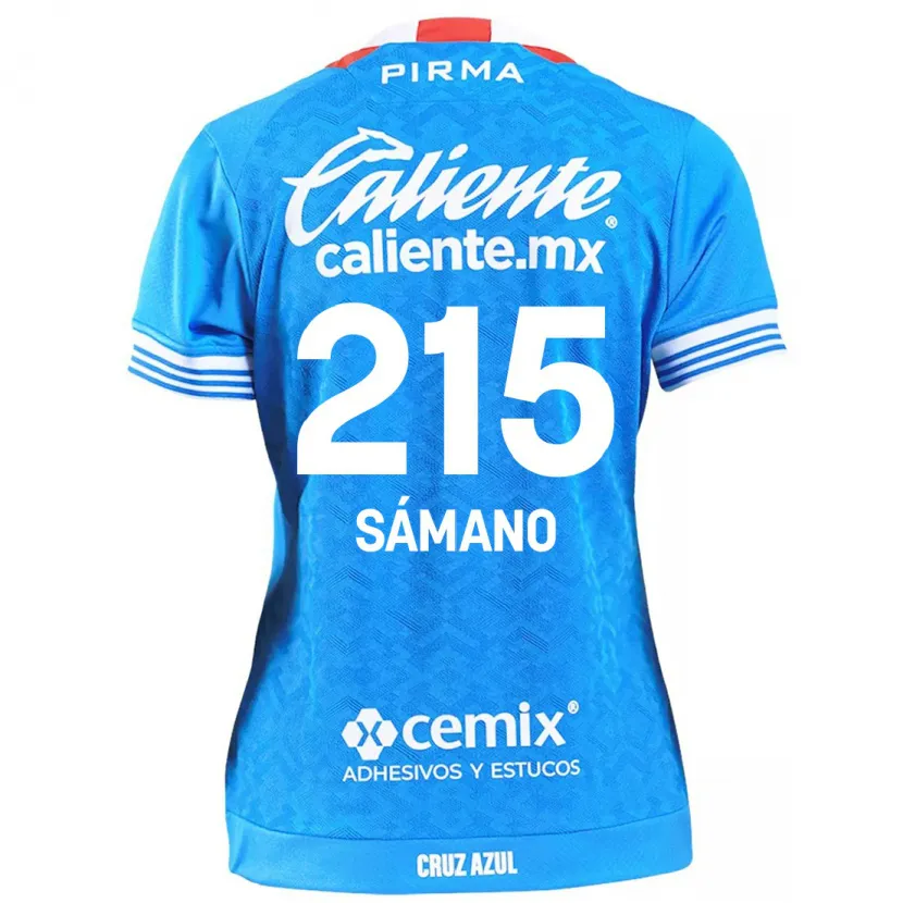 Danxen Barn Fernando Sámano #215 Himmelsblå Hemmatröja Matchtröjor 2024/25 Tröjor T-Tröja