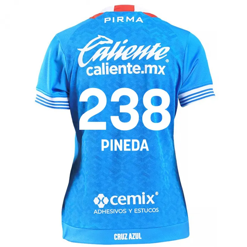 Danxen Barn Zadiel Pineda #238 Himmelsblå Hemmatröja Matchtröjor 2024/25 Tröjor T-Tröja