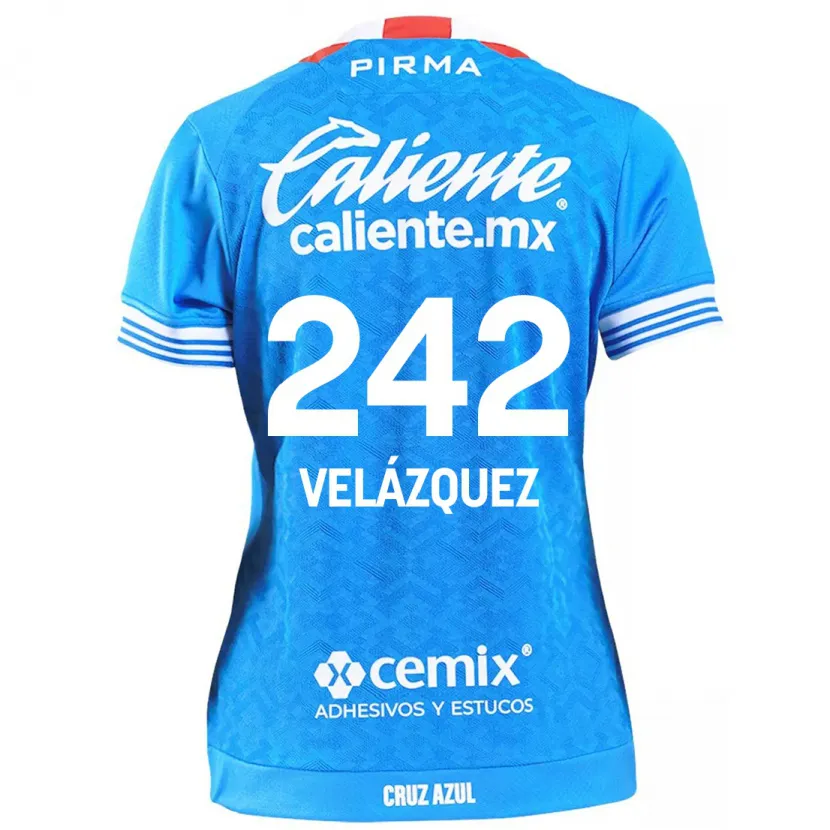 Danxen Barn Karol Velázquez #242 Himmelsblå Hemmatröja Matchtröjor 2024/25 Tröjor T-Tröja