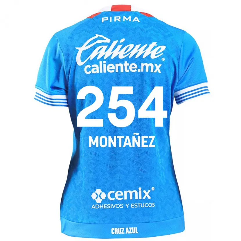 Danxen Barn Humberto Montañez #254 Himmelsblå Hemmatröja Matchtröjor 2024/25 Tröjor T-Tröja