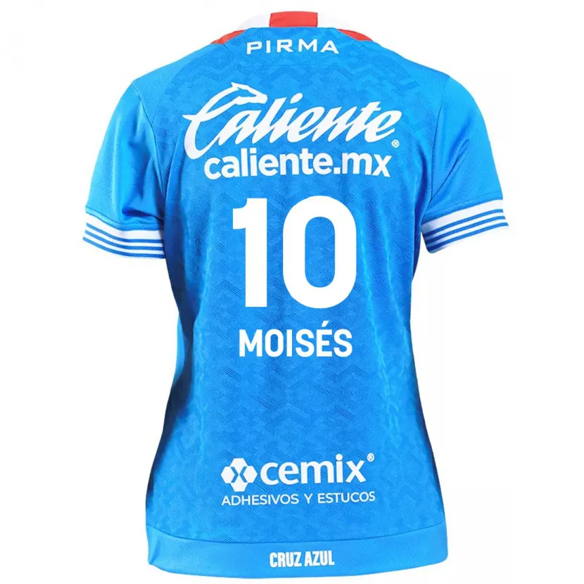 Danxen Barn Moisés Vieira #10 Himmelsblå Hemmatröja Matchtröjor 2024/25 Tröjor T-Tröja