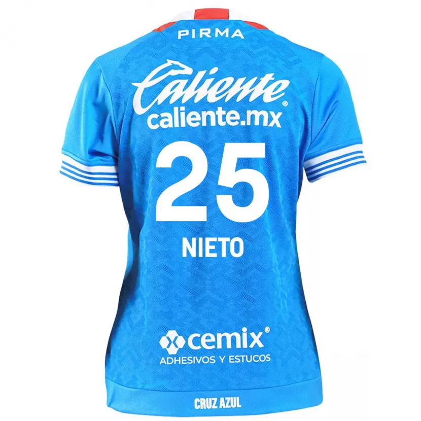 Danxen Barn Natsidieli Nieto #25 Himmelsblå Hemmatröja Matchtröjor 2024/25 Tröjor T-Tröja