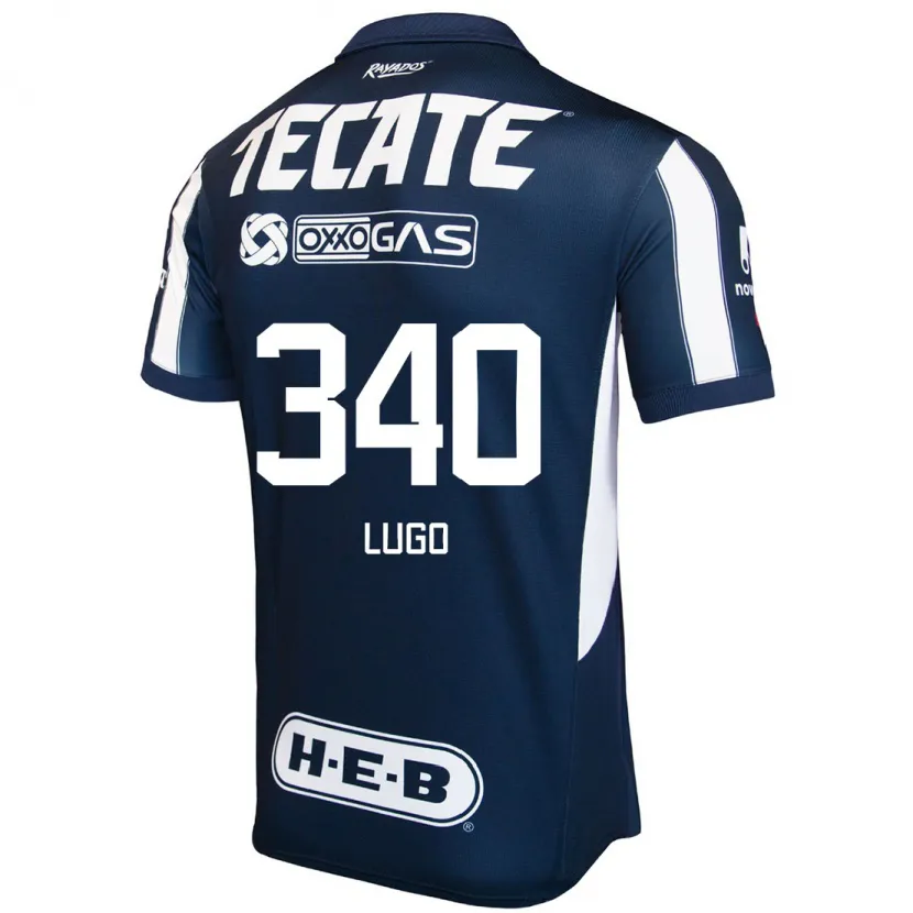 Danxen Barn Edy Lugo #340 Blå Röd Vit Hemmatröja Matchtröjor 2024/25 Tröjor T-Tröja