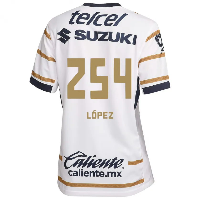 Danxen Barn Santiago López #254 Vit Obsidian Hemmatröja Matchtröjor 2024/25 Tröjor T-Tröja