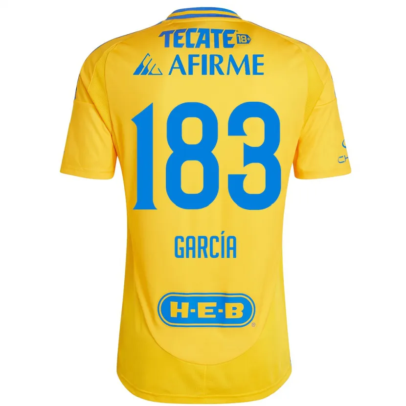 Danxen Barn Zahir García #183 Guld Gul Hemmatröja Matchtröjor 2024/25 Tröjor T-Tröja