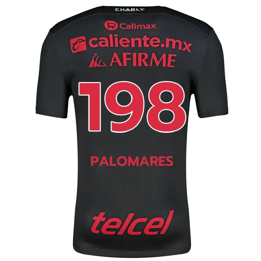 Danxen Barn Ramón Palomares #198 Svart Röd Hemmatröja Matchtröjor 2024/25 Tröjor T-Tröja
