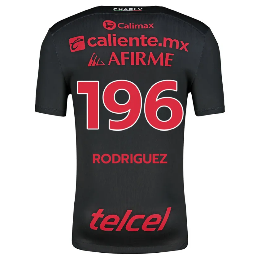 Danxen Barn Prince Rodríguez #196 Svart Röd Hemmatröja Matchtröjor 2024/25 Tröjor T-Tröja