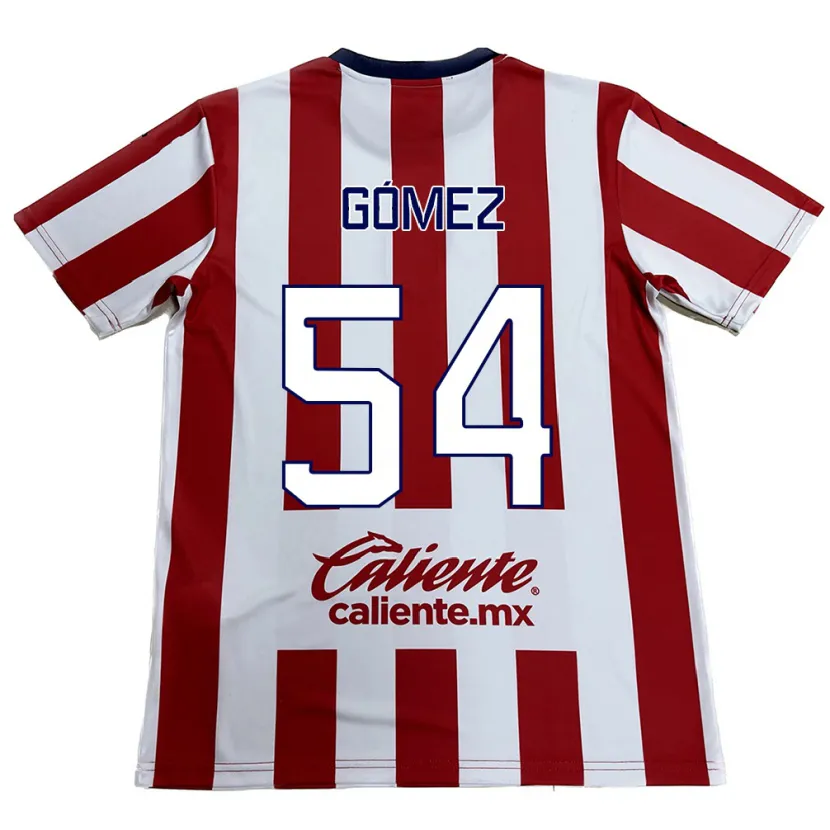 Danxen Barn Miguel Gómez #54 Röd Vit Hemmatröja Matchtröjor 2024/25 Tröjor T-Tröja